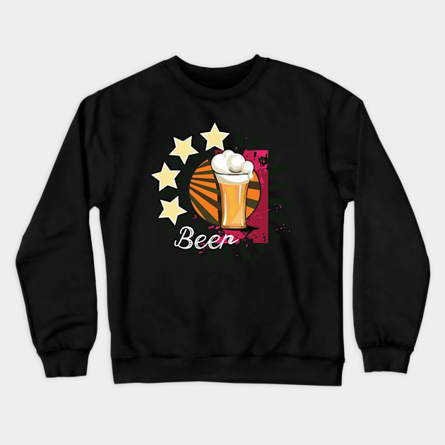 Beer Crewneck Sweatshirt by Dojaja